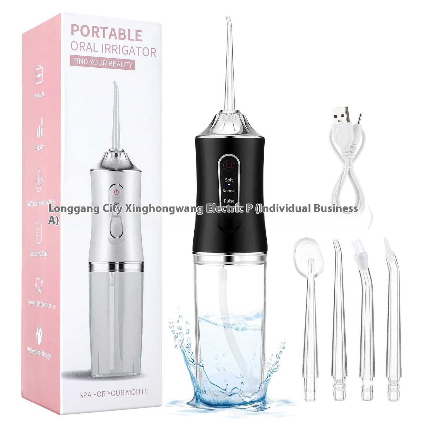 Electric Water Flosser Portable Household Water Flosser Teeth Cleaner Oral Irrigator Dental Flosser