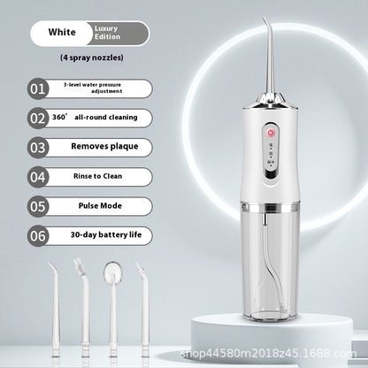 Electric Water Flosser Portable Household Water Flosser Teeth Cleaner Oral Irrigator Dental Flosser