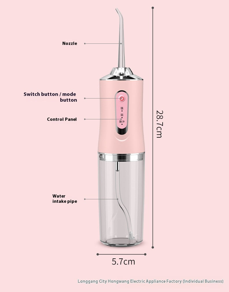 Electric Water Flosser Portable Household Water Flosser Teeth Cleaner Oral Irrigator Dental Flosser