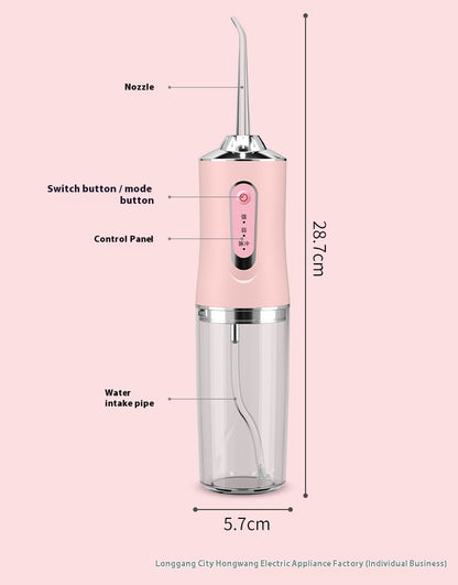 Electric Water Flosser Portable Household Water Flosser Teeth Cleaner Oral Irrigator Dental Flosser