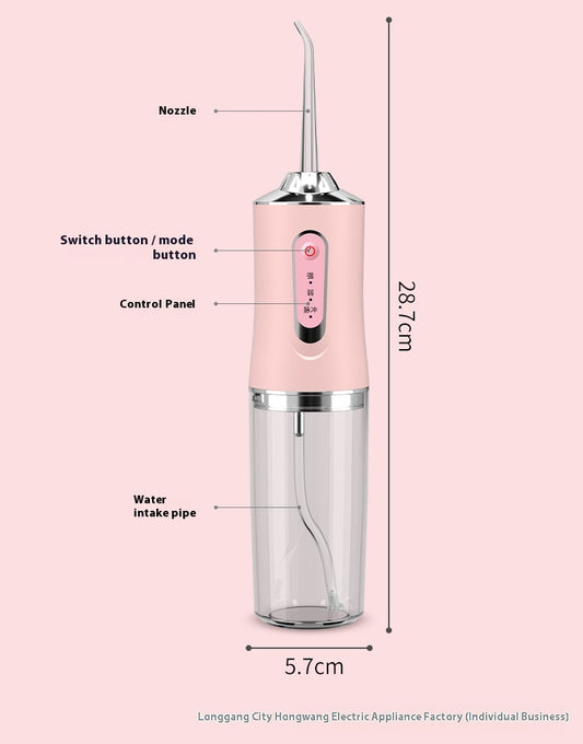 Electric Water Flosser Portable Household Water Flosser Teeth Cleaner Oral Irrigator Dental Flosser